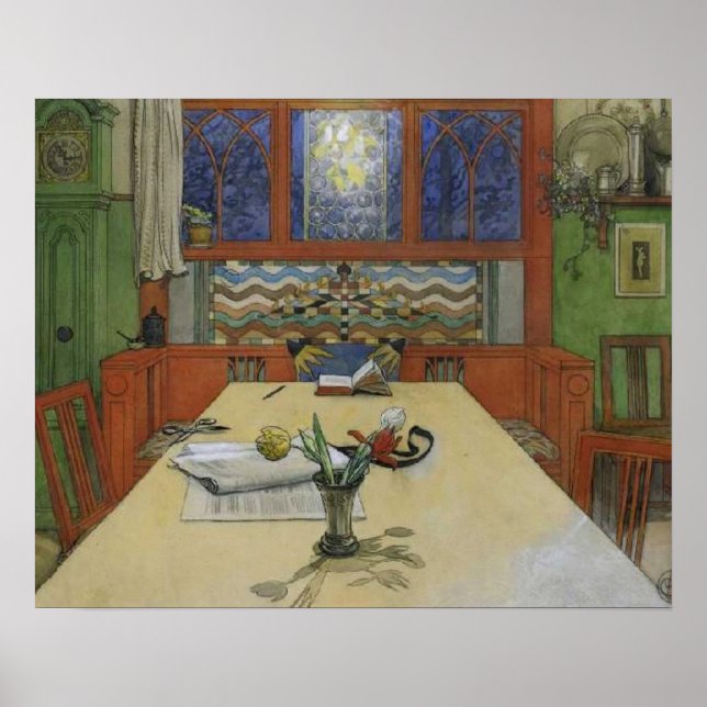 Poster Larsson - Vista da Noite - (Frente)