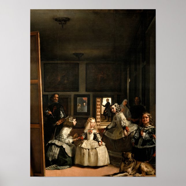 Poster Las Meninas, 1656, por Diego Velazquez (Frente)