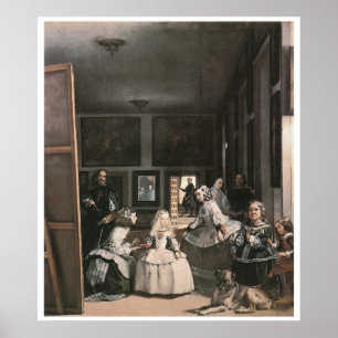 Pôster Las Meninas, c.1656 Diego Velasquez