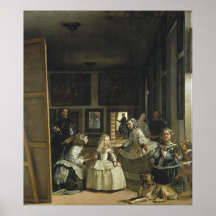 Pôster Las Meninas por Diego Velázquez