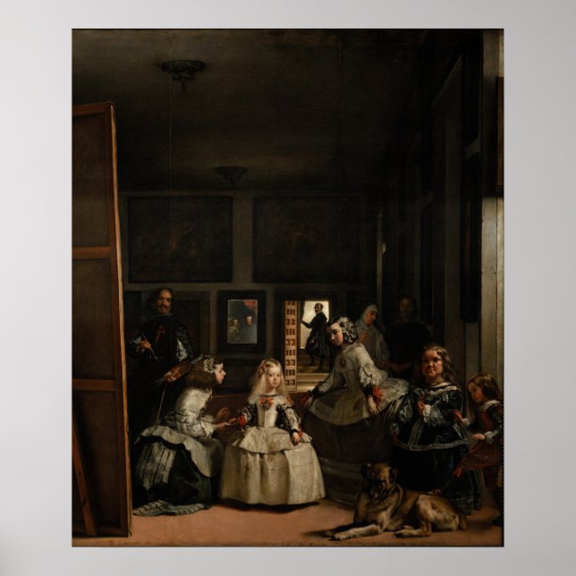 Poster Las Meninas por Velazquez (Frente)