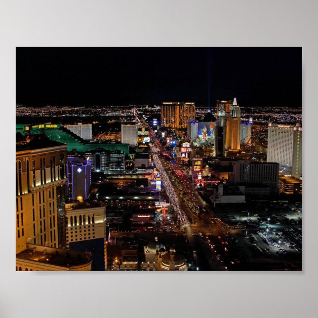 Poster Las Vegas à noite (Frente)