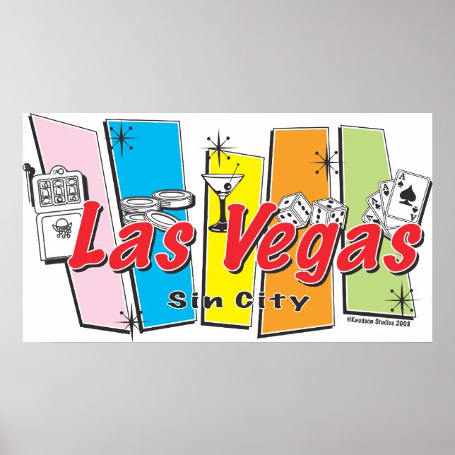 Poster Las Vegas Sin City (Frente)
