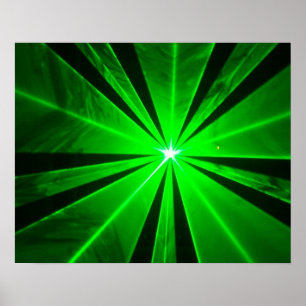 Poster Laser lights -