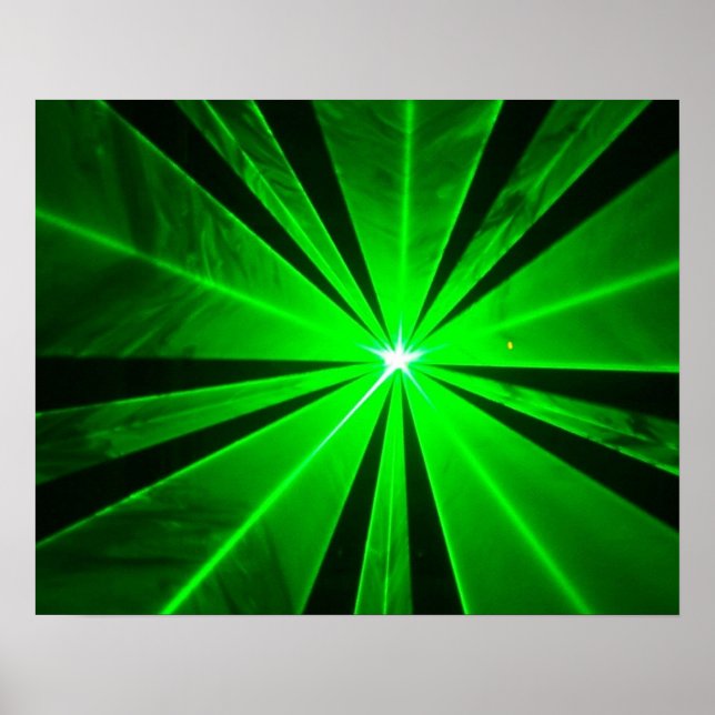 Poster Laser lights - (Frente)