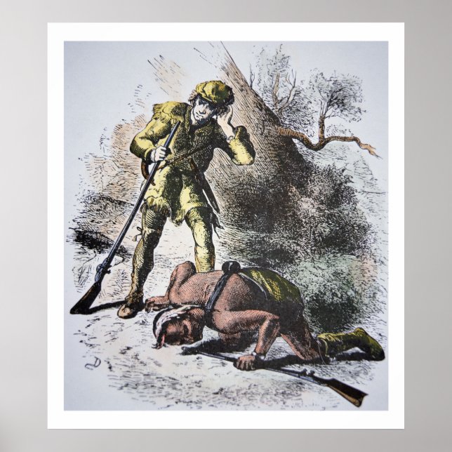 Poster "Last of the Mohicans", por James Fenimore Cooper  (Frente)
