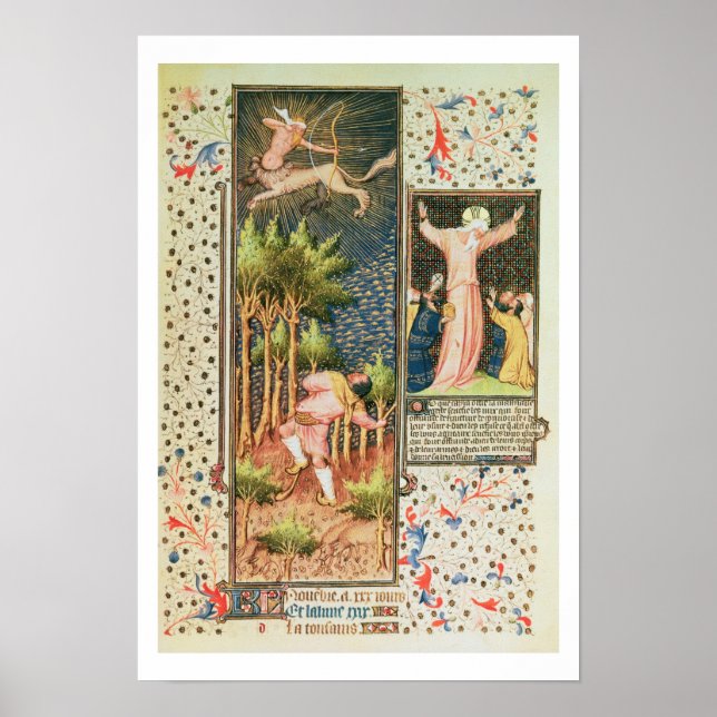 Pôster Lat 9471 f.16r de novembro, de Grandes Heures d (Frente)