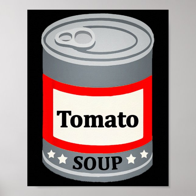 Poster Lata De Tomate Soup Engraçada No Último Minuto Hal (Frente)