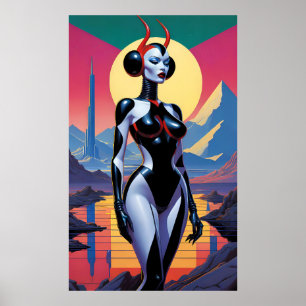 Poster Latex Devil Girls de Marte