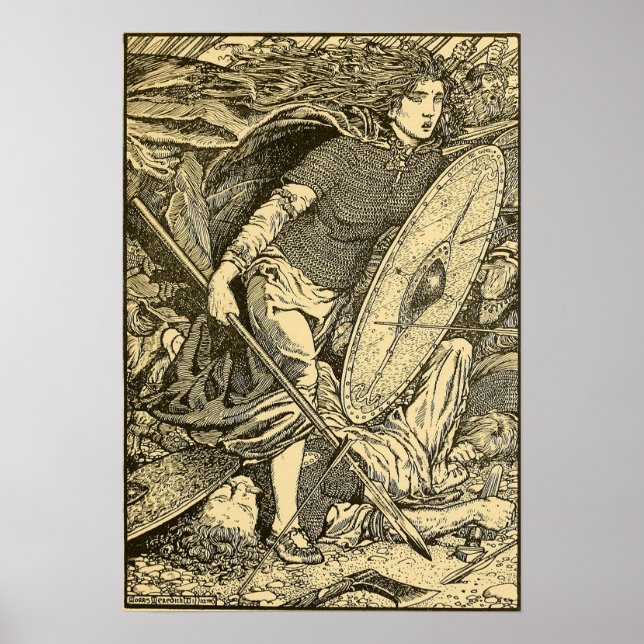 Poster "Lathgertha" by Morris Meredith Williams (Frente)