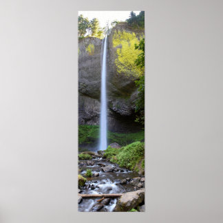 Poster Latourell Falls Panorama