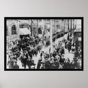 Pôster Latrobe, PA Striking Miners Parade 1912