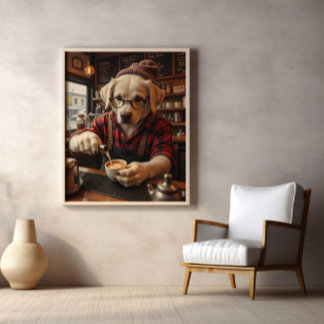 Poster Latte Love Do Labrador Barista