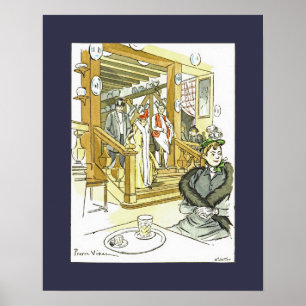 Pôster L'Auberge des Adret ~P. Vidal ~*Alterar Cor Do Mat