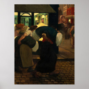 Poster Laundresses, 1899, por Theophile Steinlen