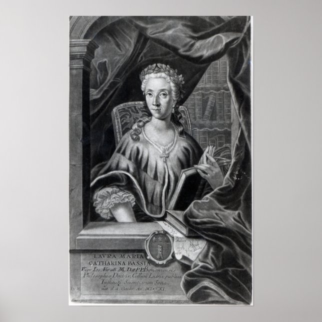 Pôster Laura Maria Caterina Bassi (Frente)