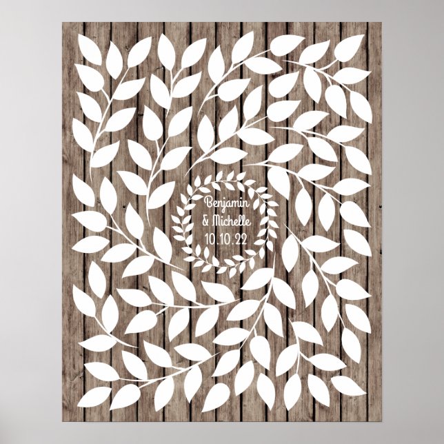 Poster Laurel - Alternativo de 100 Signature Guest Book (Frente)