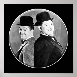 Poster LAUREL E HARDY Stan Laurel e Oliver Hardy