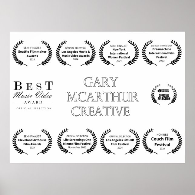 Poster Laurels comemorativos (Frente)