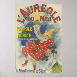Poster L'Aureole du Midi - Jules Cheret Vintage Francês