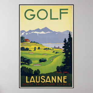 Poster Lausanne Golf