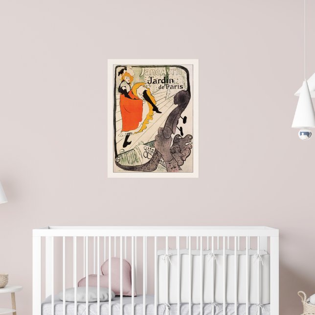 Poster Lautrec: Jane Avril, Jardin de Paris | Zazzle Brasil