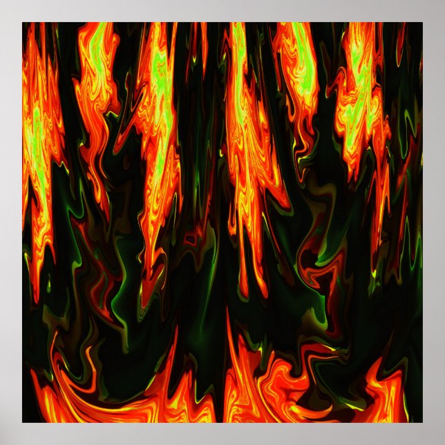Poster Lava Flames..... (Frente)