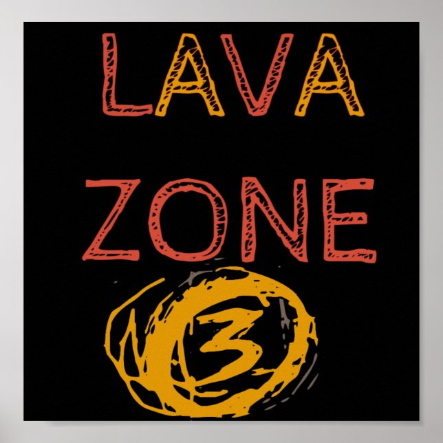 POSTER LAVA ZONE 3 GRANG ISLAND HAWAII (Frente)