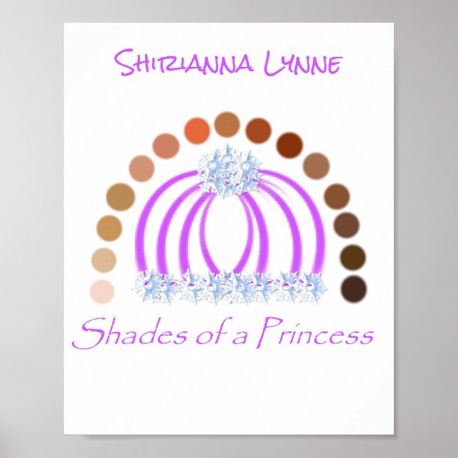 Poster Lavadinho Em Sombras De Uma Princesa Compõem Arco- (Frente)