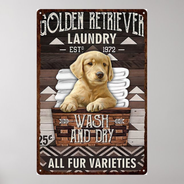 Poster Lavagem de Cães e Vintagem Seca (Frente)