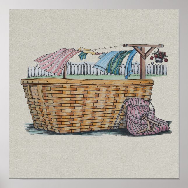 Pôster Lavagem Em Linha De Fechamento (Frente)