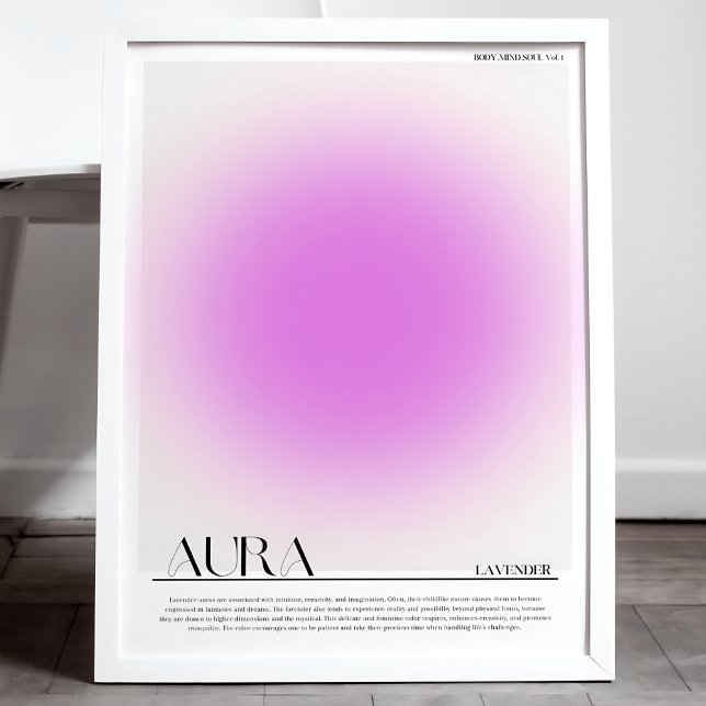 Poster Lavanda Aura (Criador carregado)