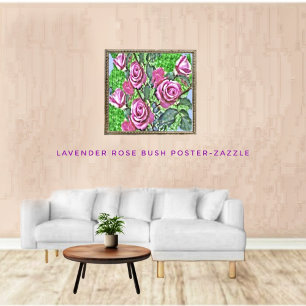 Pôster Lavanda de Rosa Bush