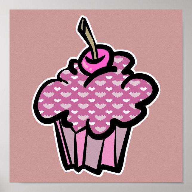 Poster LAVANDA e CUPCAKE (Frente)