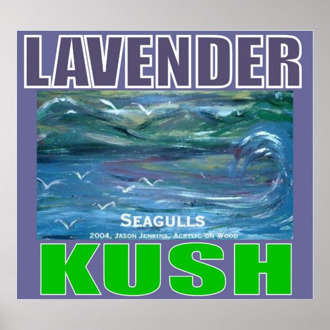 POSTER LAVANDA KUSH (Frente)