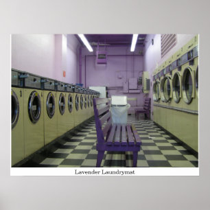 Pôster Lavanda Laundrymat