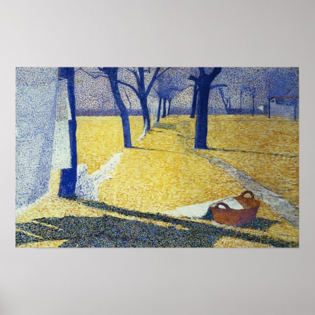 Pôster Lavando no Sol, 1905 (Frente)