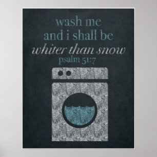 Poster Lave-me a arte 16x20 do quadro