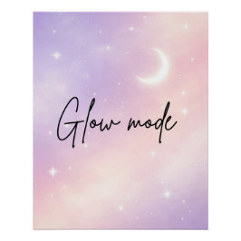 Pôster Lavender mist and blush aura AI art 