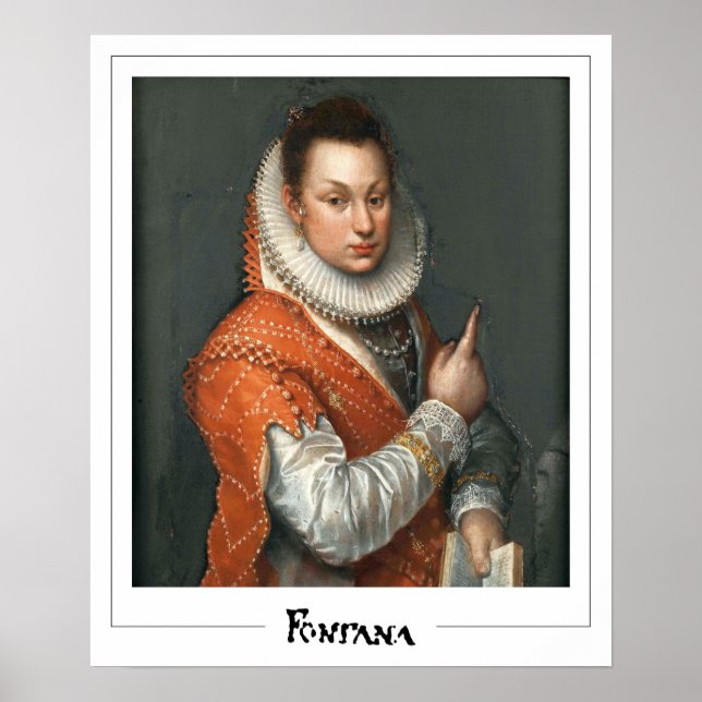 Poster Lavinia Fontana Zedign Cartaz de Arte #59 (Frente)