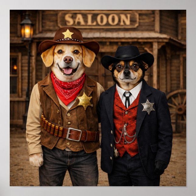 Poster "Law Dogs" (Frente)