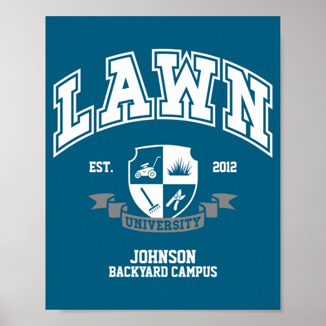 Poster Lawn Mowing Funny Yard Work For Dad Grandpa _1  (Frente)