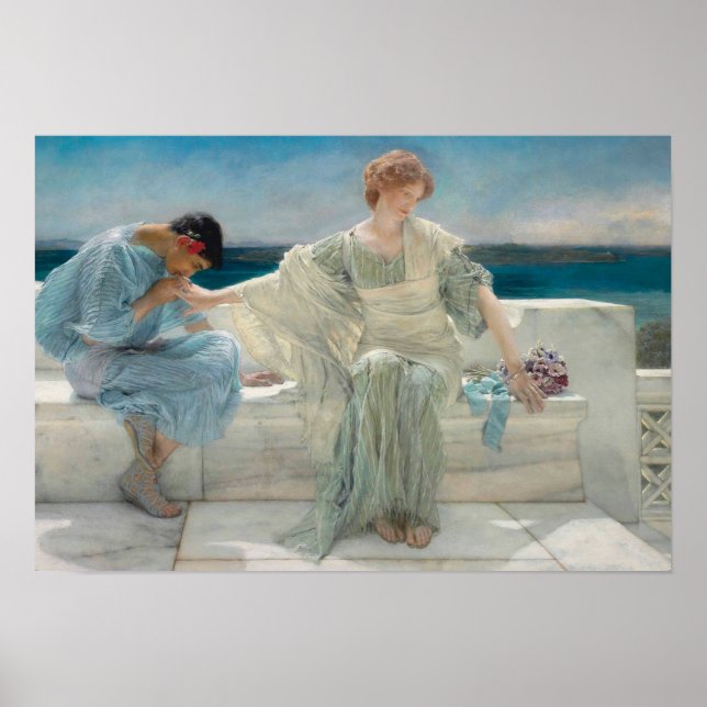 Poster Lawrence Alma-Tadema - Ask Me No More (Frente)