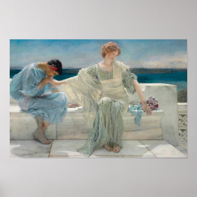 Poster Lawrence Alma-Tadema - Não Me Peça Mais (Frente)