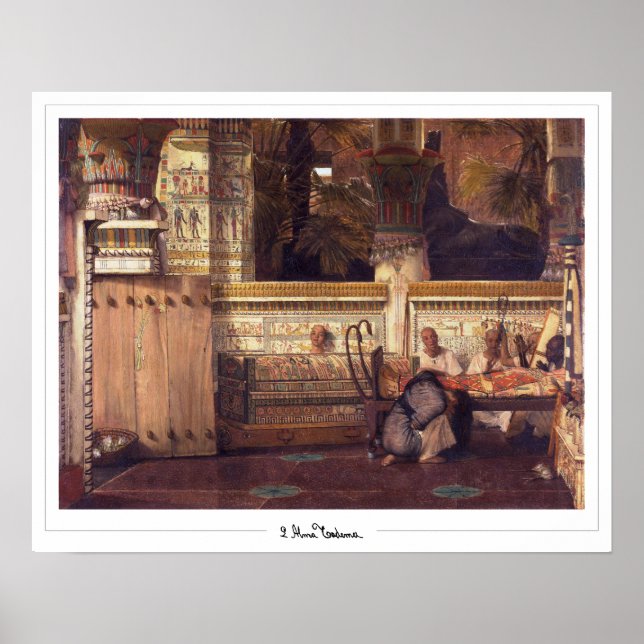 Poster Lawrence Alma-Tadema Zedign Cartaz de Arte #10 (Frente)