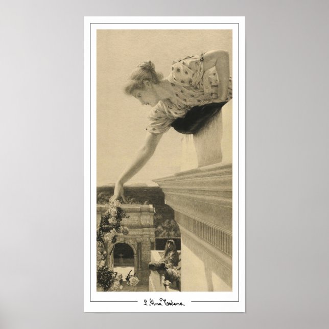 Poster Lawrence Alma-Tadema Zedign Cartaz de Arte #315 (Frente)