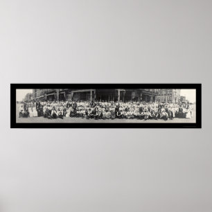 Pôster Lawrence KS Massacre Foto 1913