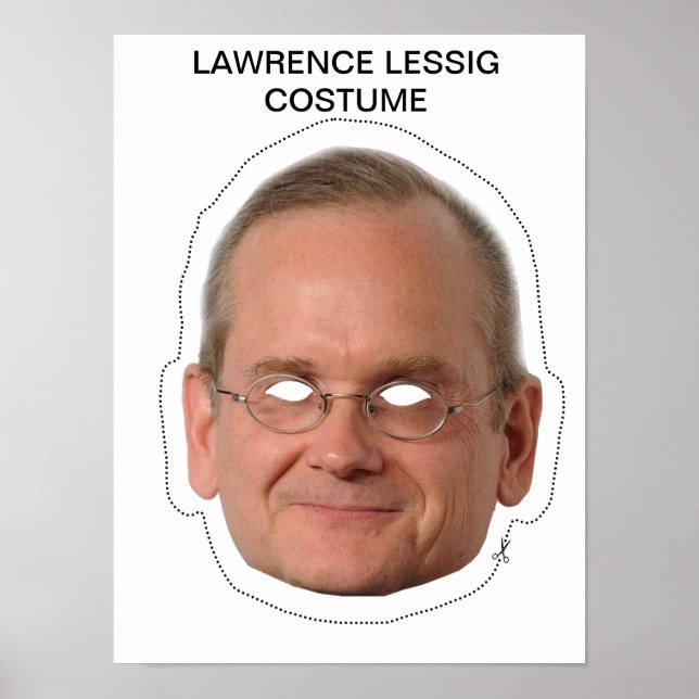 Pôster Lawrence Lessig Costume (Frente)