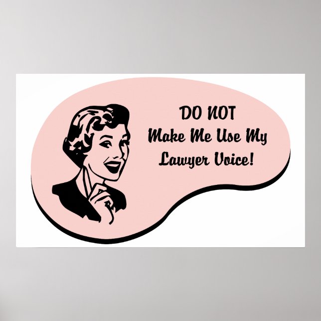 Poster Lawyer Voice (Frente)