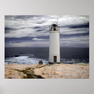 Poster Laxe Lighthouse   Galicia, Spain